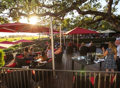 Image of Mumm Napa's Oak Terrace.